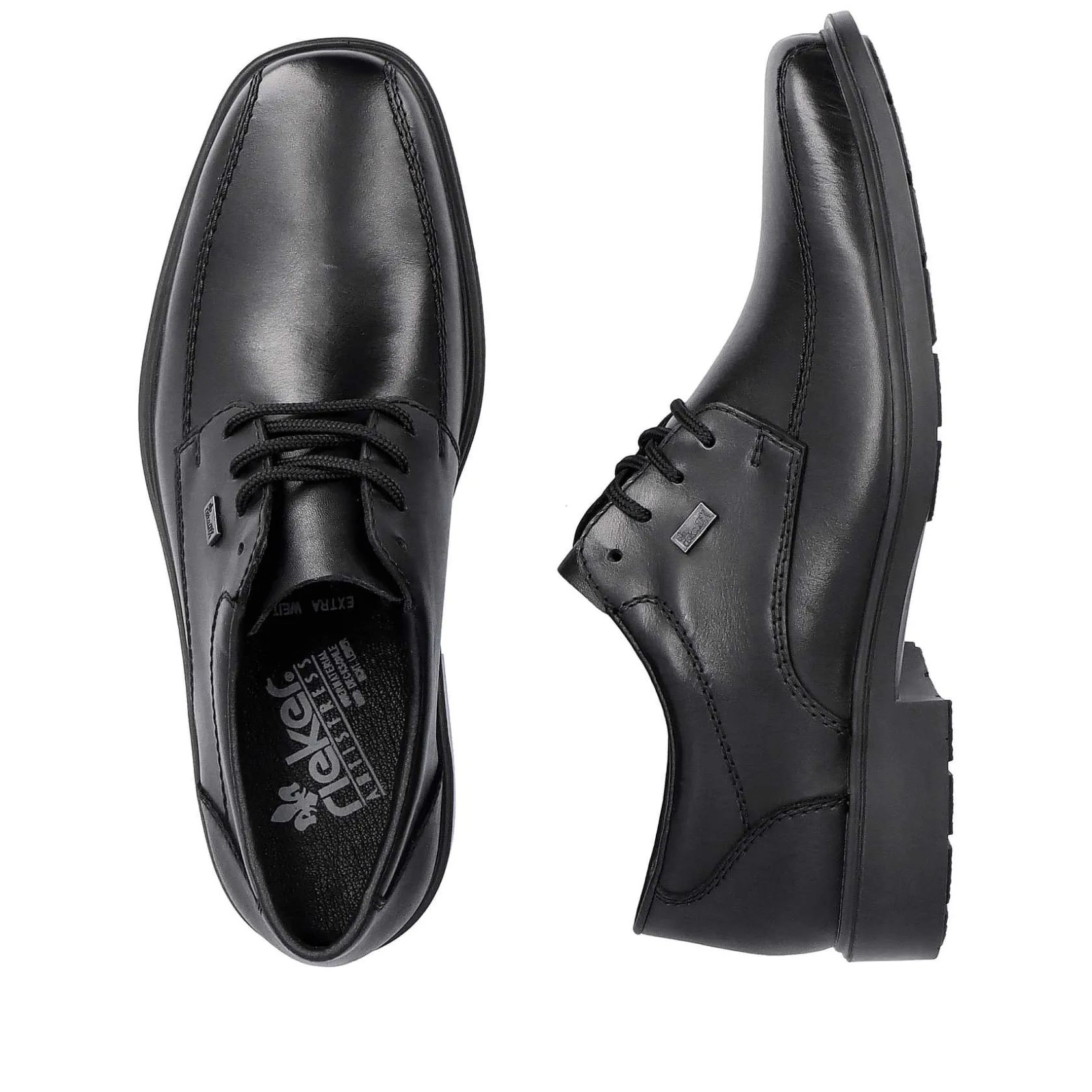 Rieker Low Shoes & Slippers-Men'S Lace-Up Shoes Midnight Black