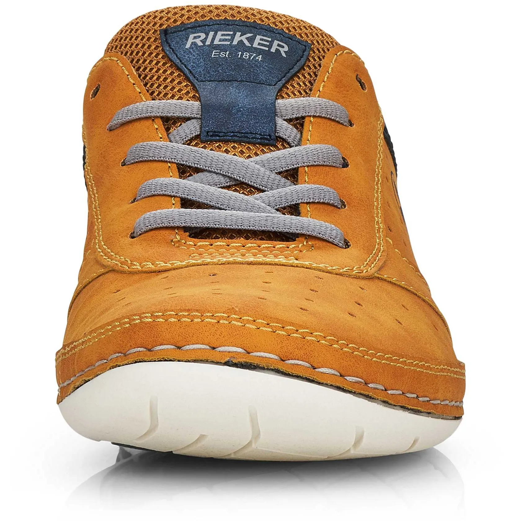 Rieker Low Shoes & Slippers-Men'S Lace-Up Shoes Golden Yellow-Royal Blue