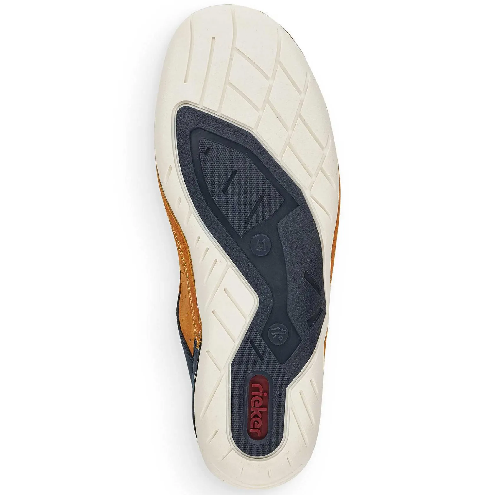 Rieker Low Shoes & Slippers-Men'S Lace-Up Shoes Golden Yellow-Royal Blue