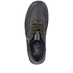 Rieker Low Shoes & Slippers-Men'S Lace-Up Shoes Asphalt Black
