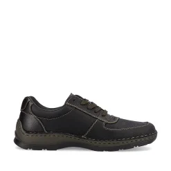 Rieker Low Shoes & Slippers-Men'S Lace-Up Shoes Asphalt Black