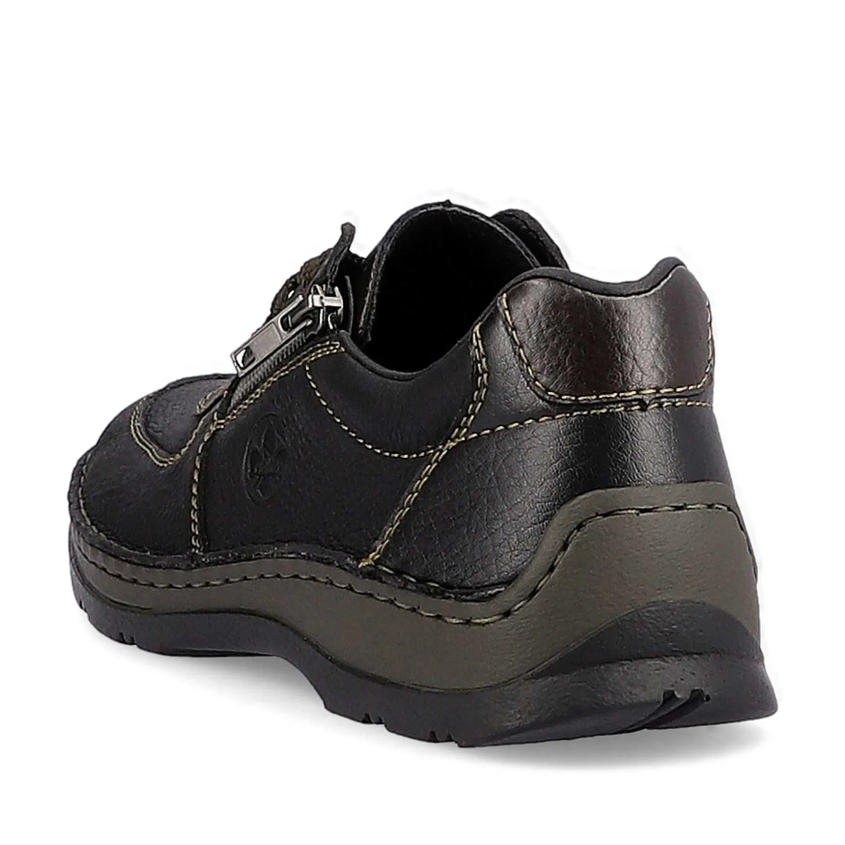Rieker Low Shoes & Slippers-Men'S Lace-Up Shoes Asphalt Black