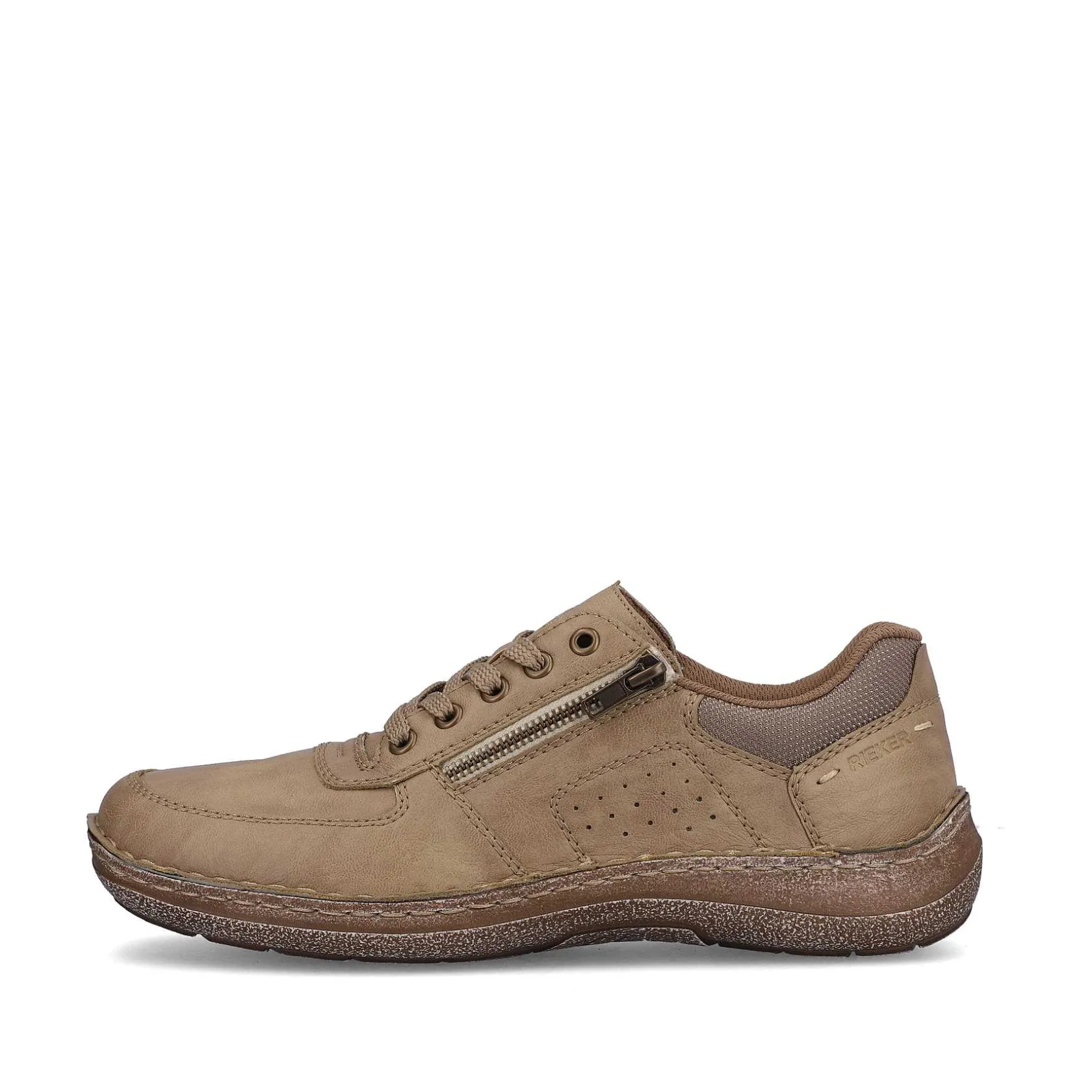 Rieker Low Shoes & Slippers-Men'S Lace-Up Shoes Brown Beige