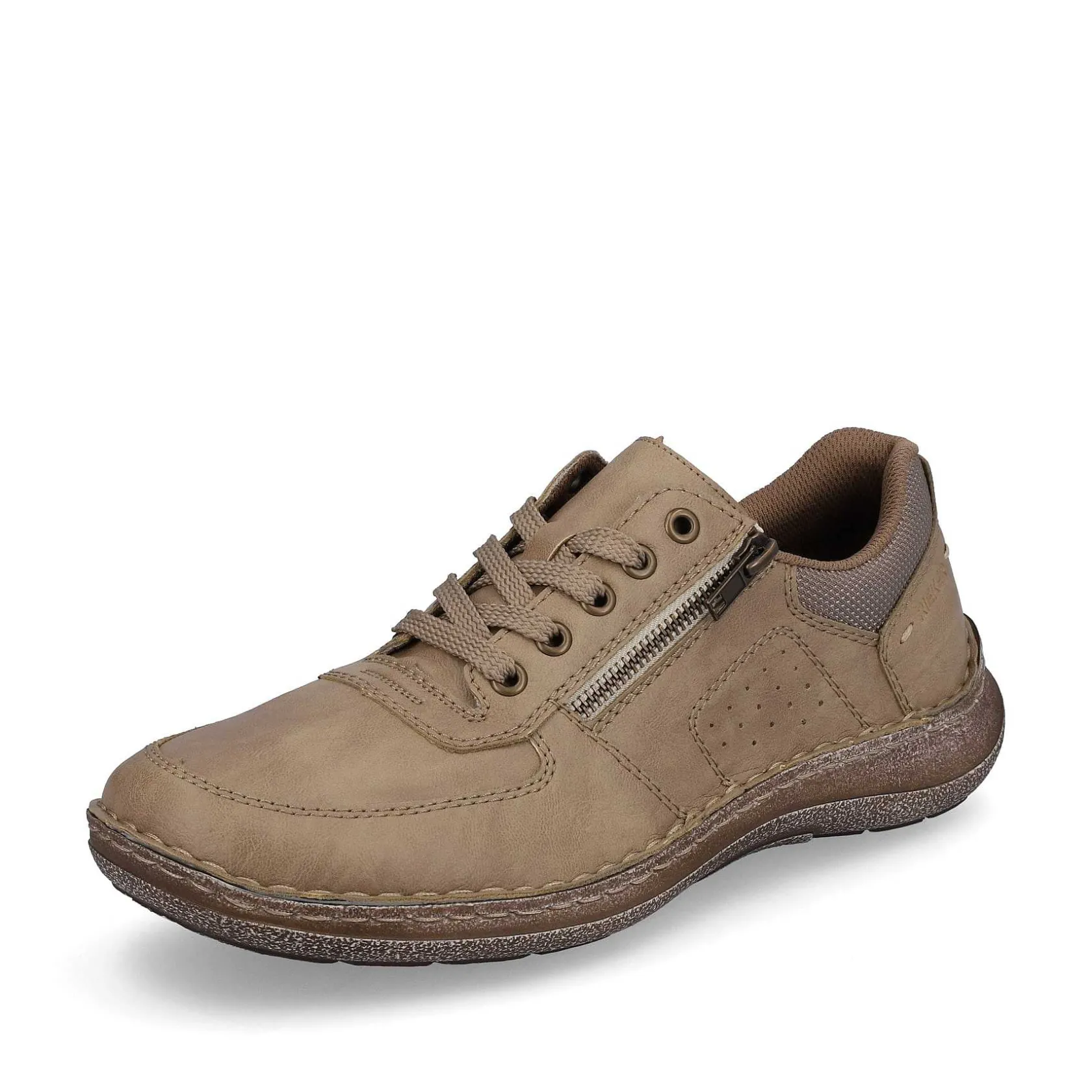 Rieker Low Shoes & Slippers-Men'S Lace-Up Shoes Brown Beige