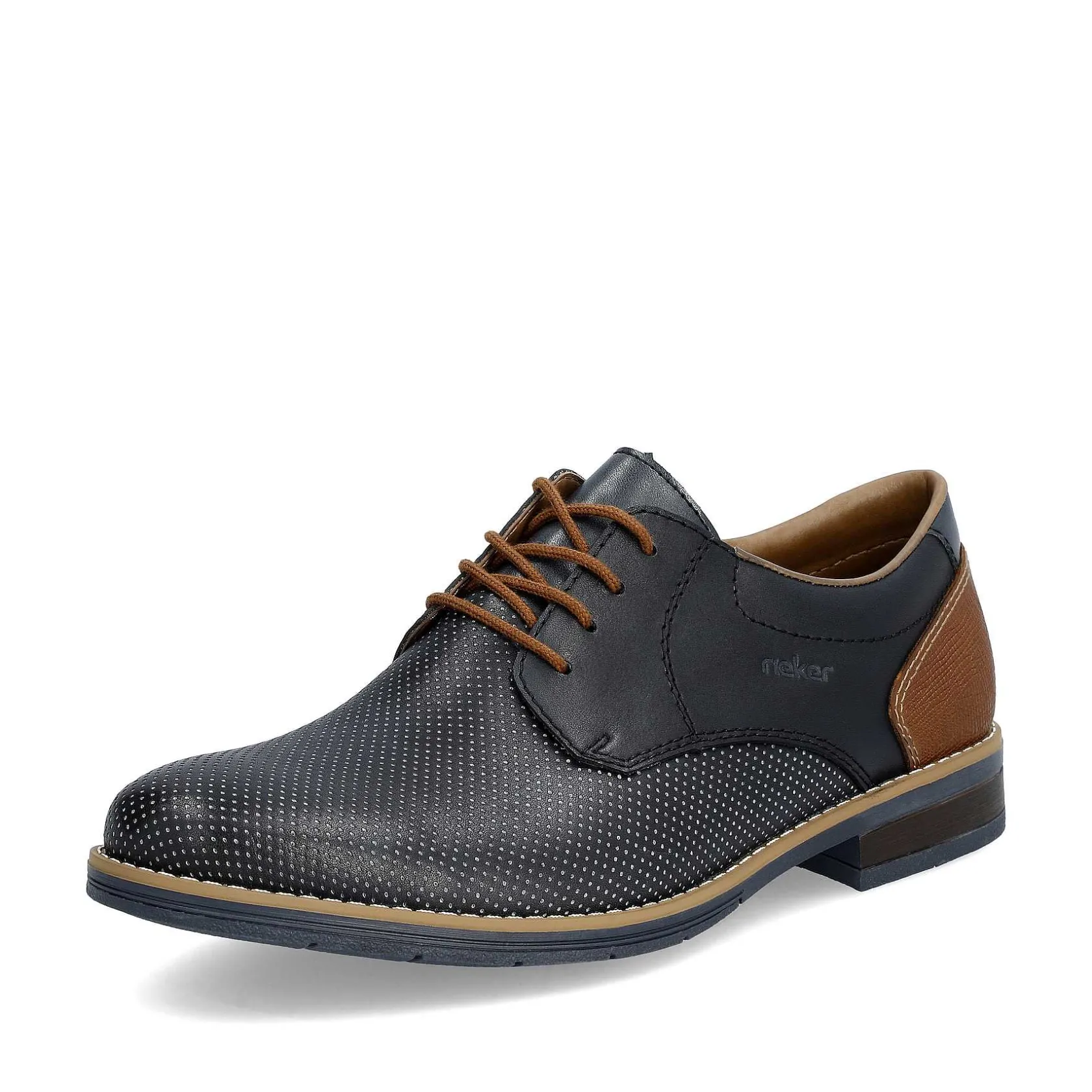 Rieker Business Shoes-Men'S Lace-Up Shoes Navy Blue