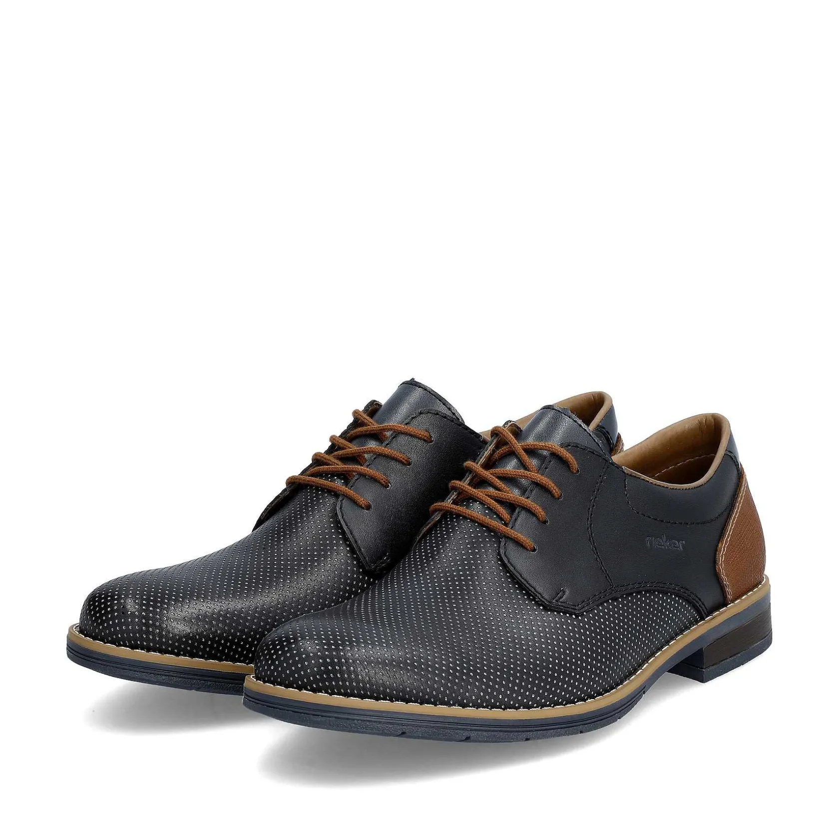 Rieker Business Shoes-Men'S Lace-Up Shoes Navy Blue