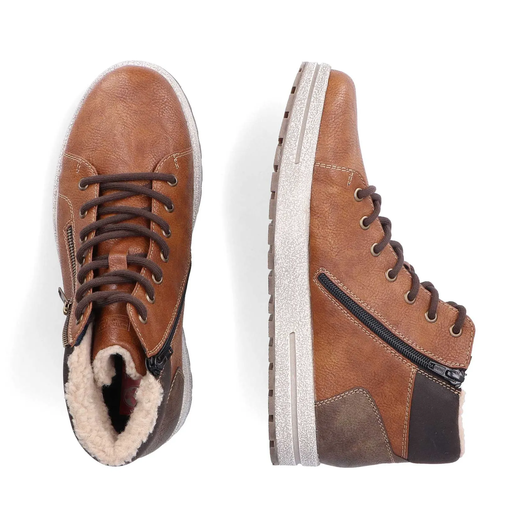 Rieker Low Shoes & Slippers-Men'S Lace-Up Shoes Caramel Brown