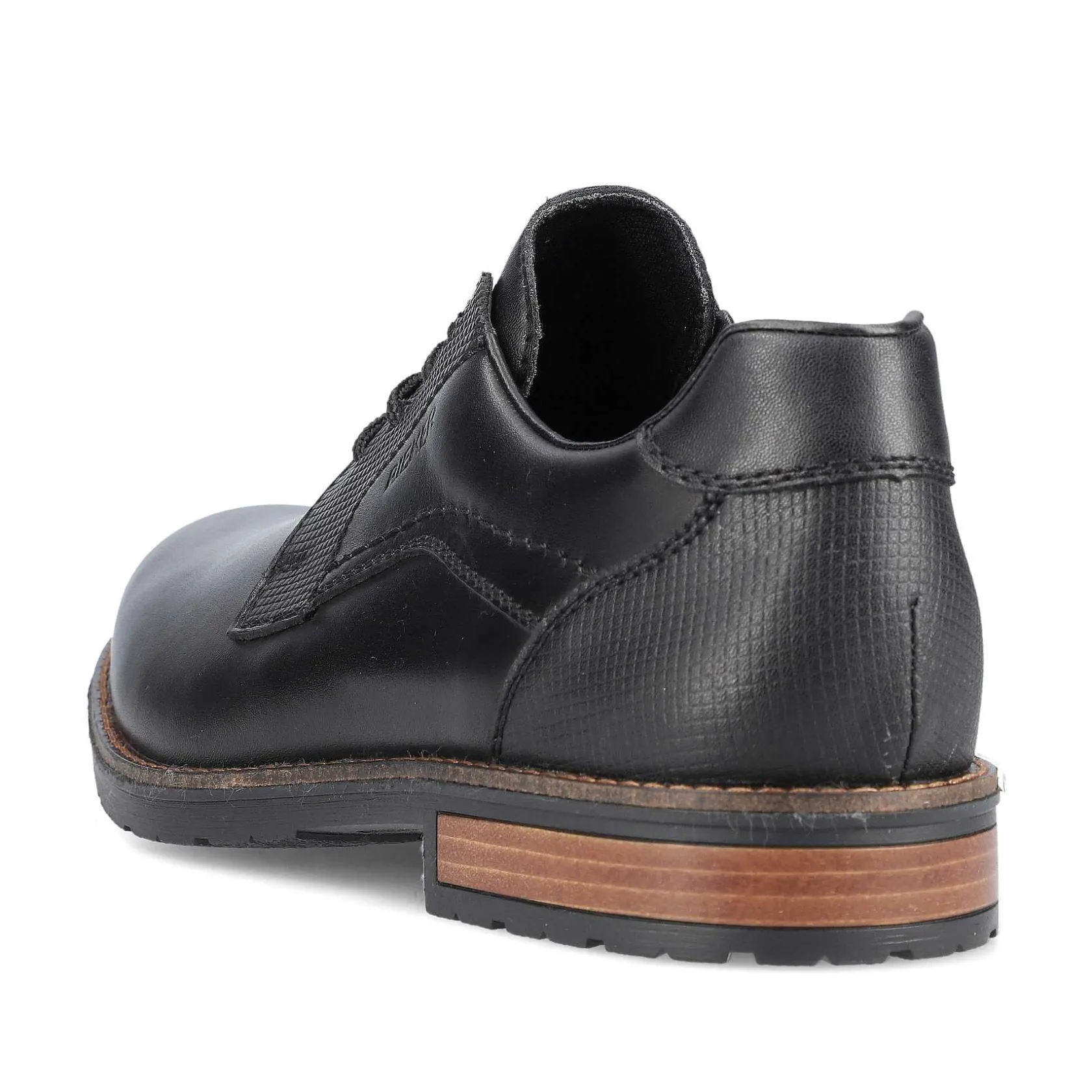 Rieker Business Shoes-Men'S Lace-Up Shoes Glossy Black