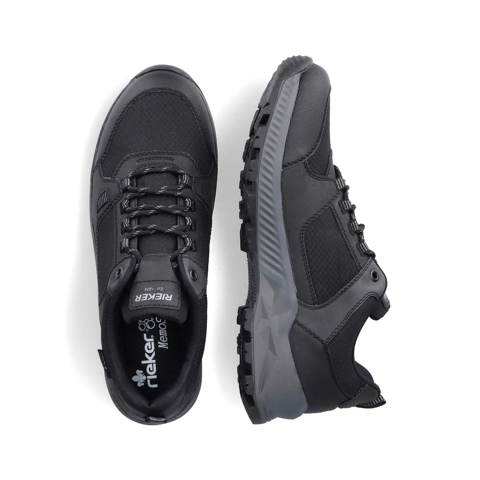 Rieker Low Shoes & Slippers-Men'S Lace-Up Shoes Jet Black