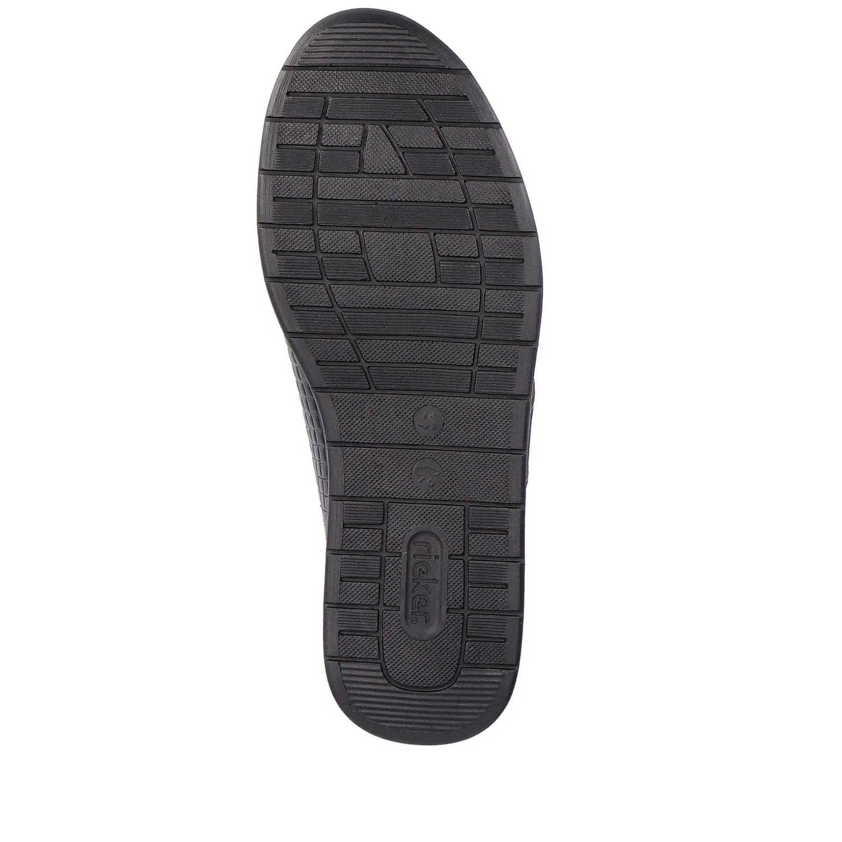 Rieker Low Shoes & Slippers-Men'S Lace-Up Shoes Asphalt Black