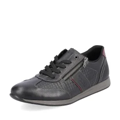 Rieker Low Shoes & Slippers-Men'S Lace-Up Shoes Asphalt Black
