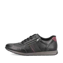 Rieker Low Shoes & Slippers-Men'S Lace-Up Shoes Asphalt Black