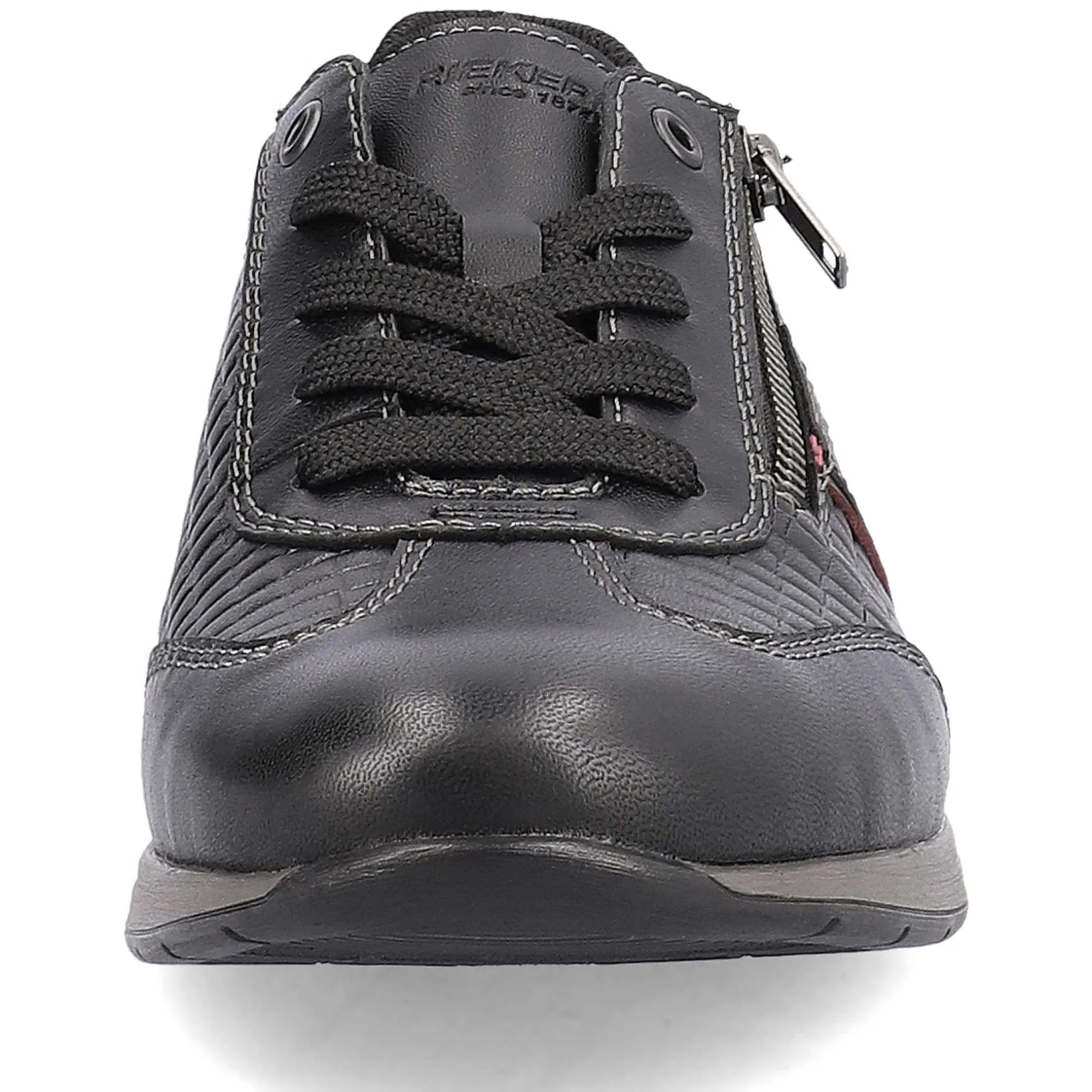 Rieker Low Shoes & Slippers-Men'S Lace-Up Shoes Asphalt Black