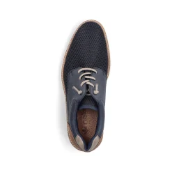 Rieker Low Shoes & Slippers-Men'S Lace-Up Shoes, Slate Blue