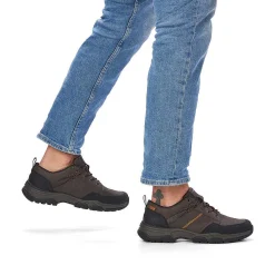 Rieker Low Shoes & Slippers-Men'S Lace-Up Shoes, Nut Brown