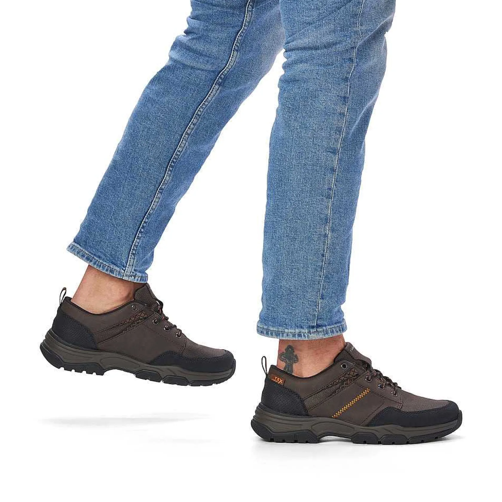 Rieker Low Shoes & Slippers-Men'S Lace-Up Shoes, Nut Brown