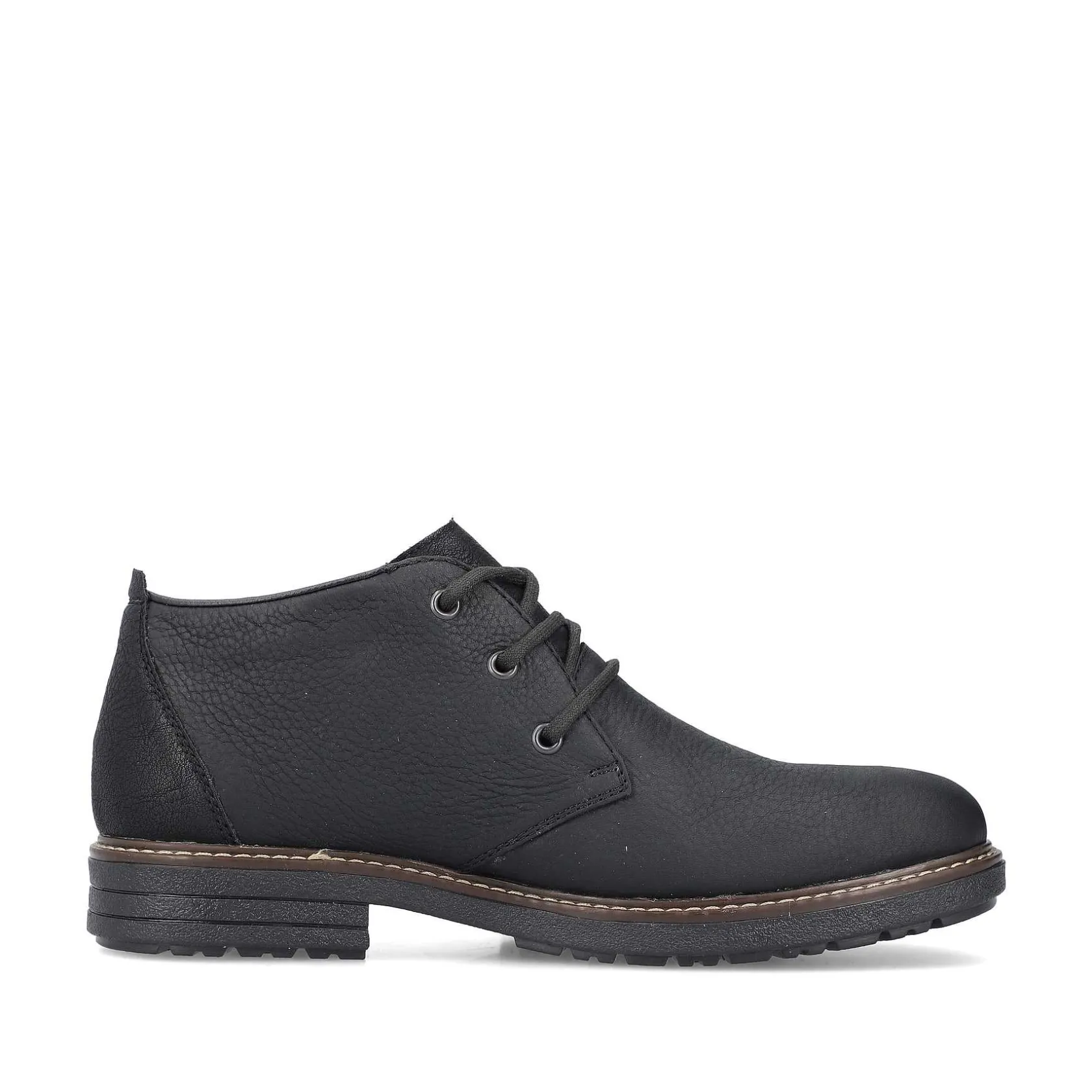 Rieker Low Shoes & Slippers-Men'S Lace-Up Shoes Asphalt Black