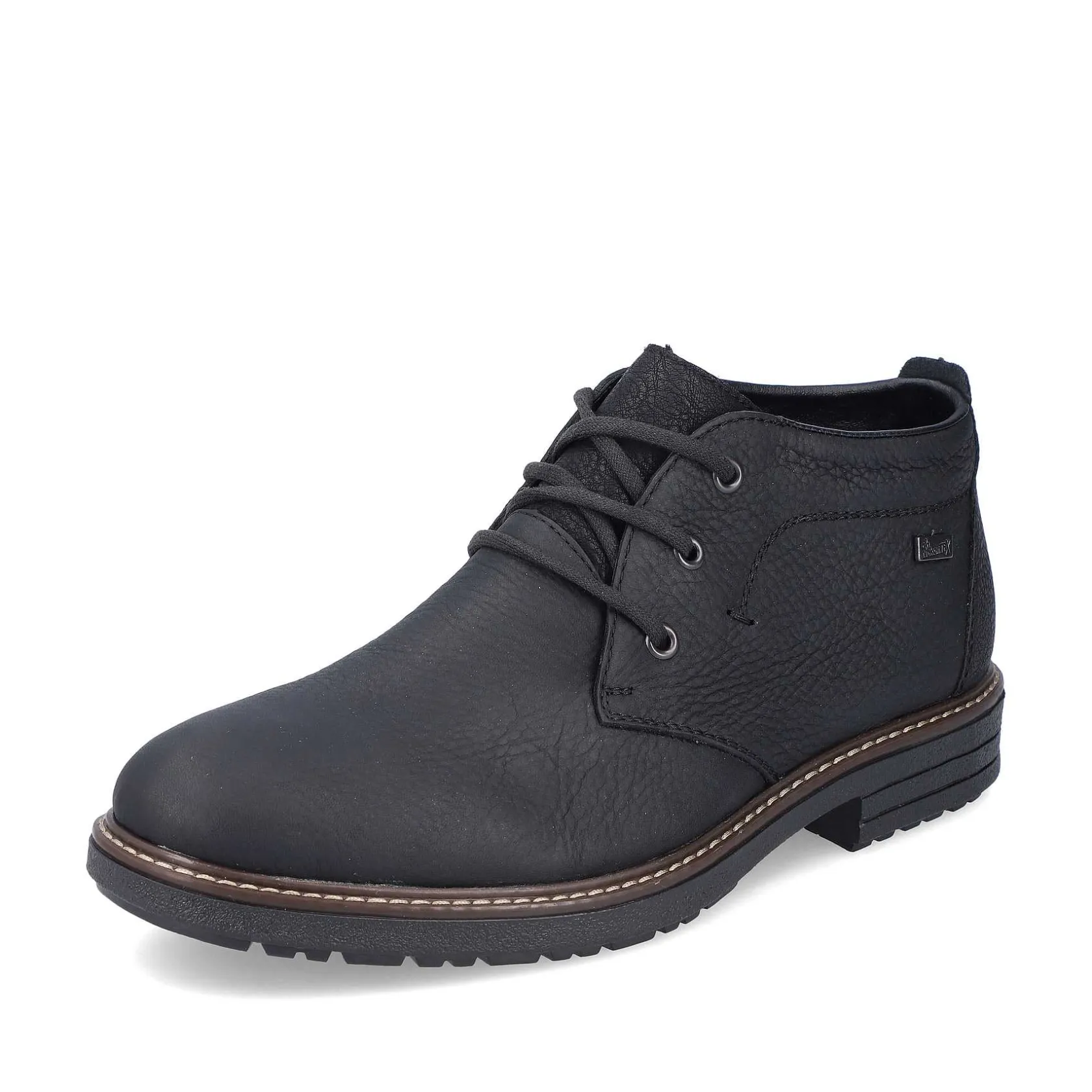 Rieker Low Shoes & Slippers-Men'S Lace-Up Shoes Asphalt Black