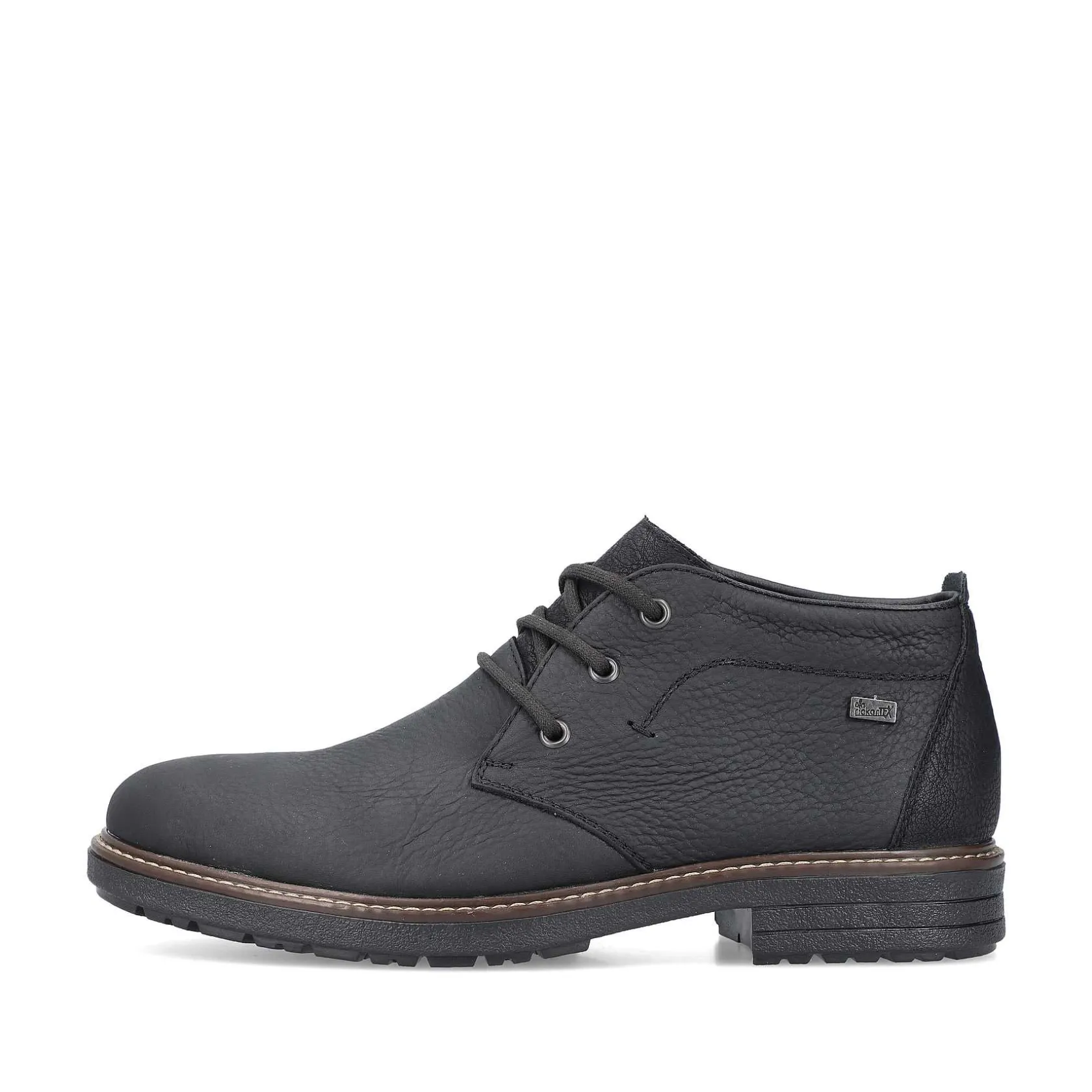 Rieker Low Shoes & Slippers-Men'S Lace-Up Shoes Asphalt Black