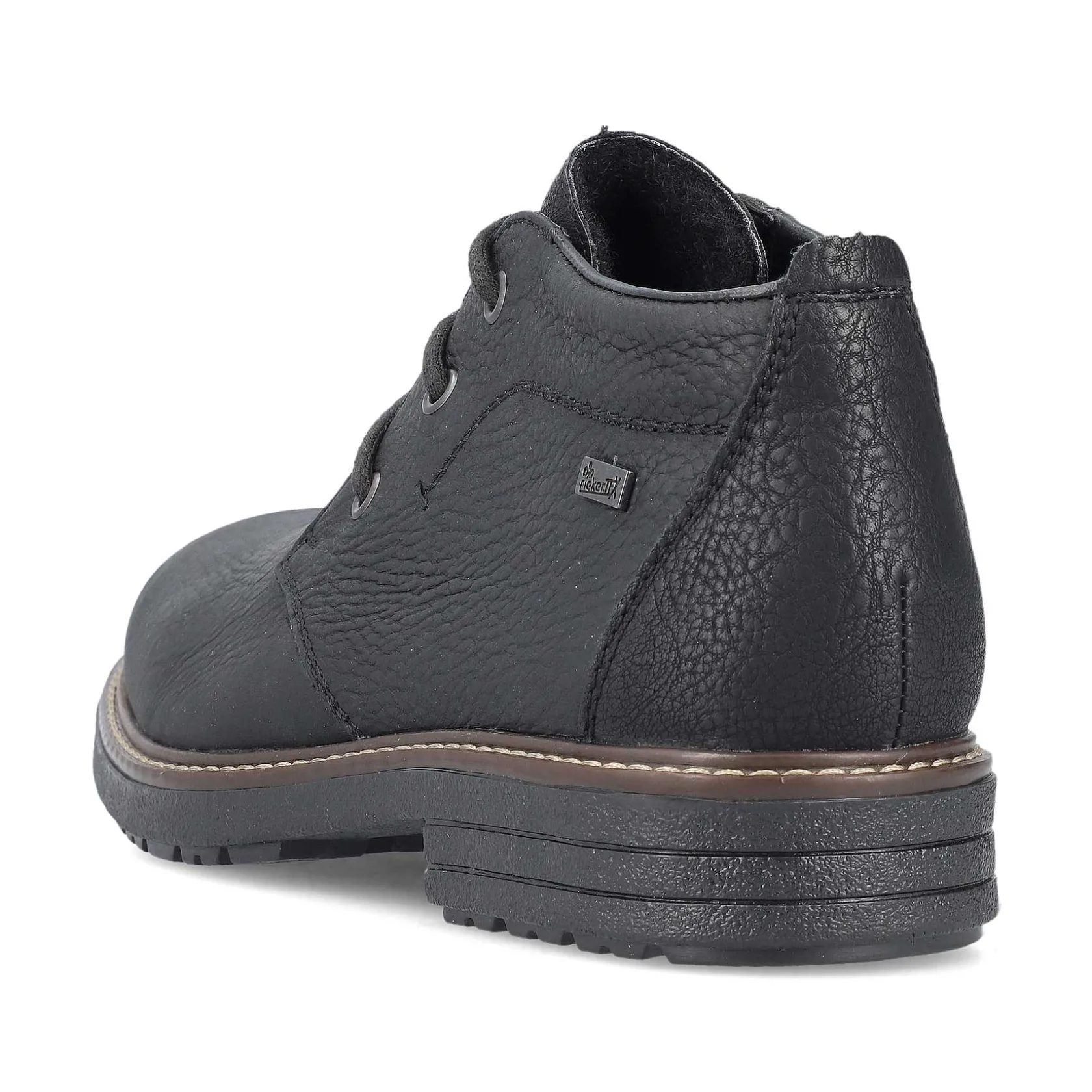Rieker Low Shoes & Slippers-Men'S Lace-Up Shoes Asphalt Black