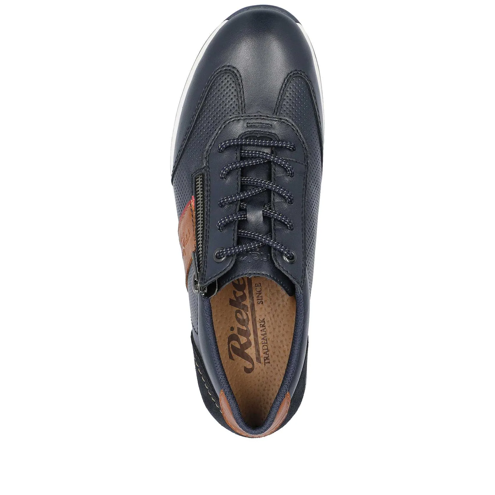 Rieker Business Shoes-Men'S Lace-Up Shoes Ocean Blue