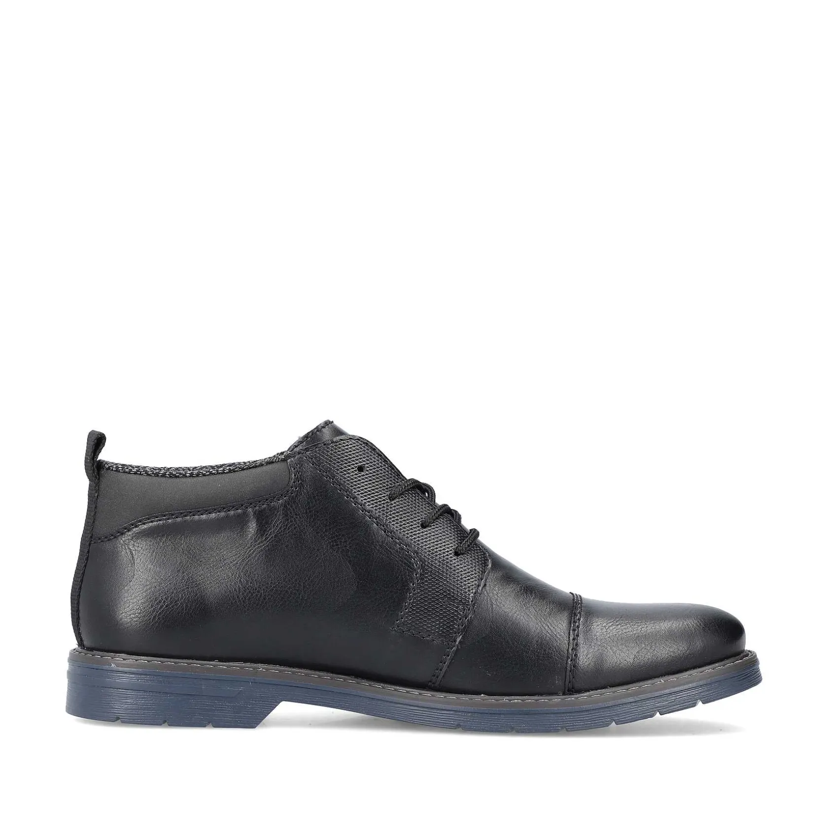 Rieker Low Shoes & Slippers-Men'S Lace-Up Shoes Glossy Black