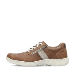 Rieker Low Shoes & Slippers-Men'S Lace-Up Shoes Nougat Brown