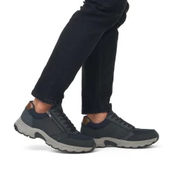 Rieker Low Shoes & Slippers-Men'S Lace-Up Shoes Steel Blue
