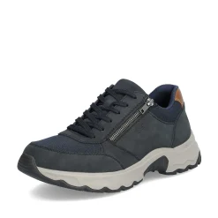 Rieker Low Shoes & Slippers-Men'S Lace-Up Shoes Steel Blue