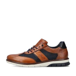 Rieker Low Shoes & Slippers-Men'S Lace-Up Shoes Cinnamon Brown-Ocean Blue