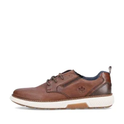 Rieker Low Shoes & Slippers-Men'S Lace-Up Shoes Chestnut Brown