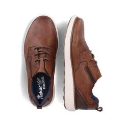 Rieker Low Shoes & Slippers-Men'S Lace-Up Shoes Chestnut Brown