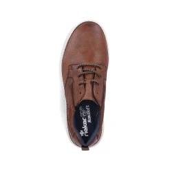 Rieker Low Shoes & Slippers-Men'S Lace-Up Shoes Chestnut Brown