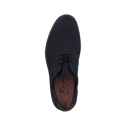 Rieker Low Shoes & Slippers-Men'S Lace-Up Shoes Graphite Black
