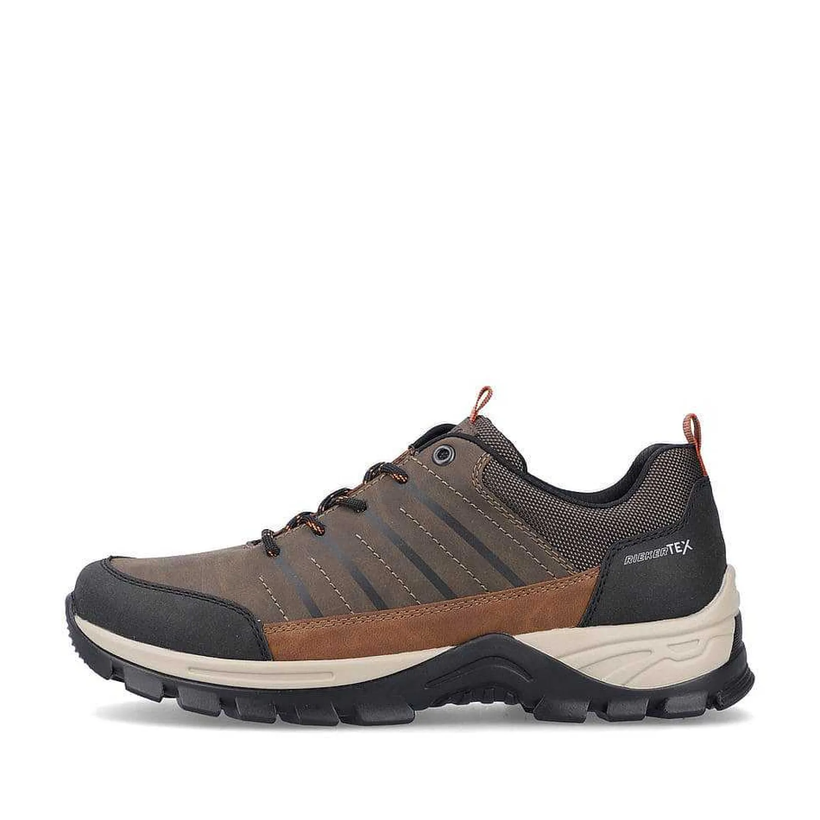 Rieker Low Shoes & Slippers-Men'S Lace-Up Shoes Chestnut Brown