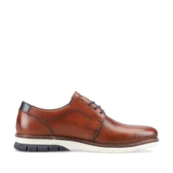Rieker Low Shoes & Slippers-Men'S Lace-Up Shoes Chestnut Brown