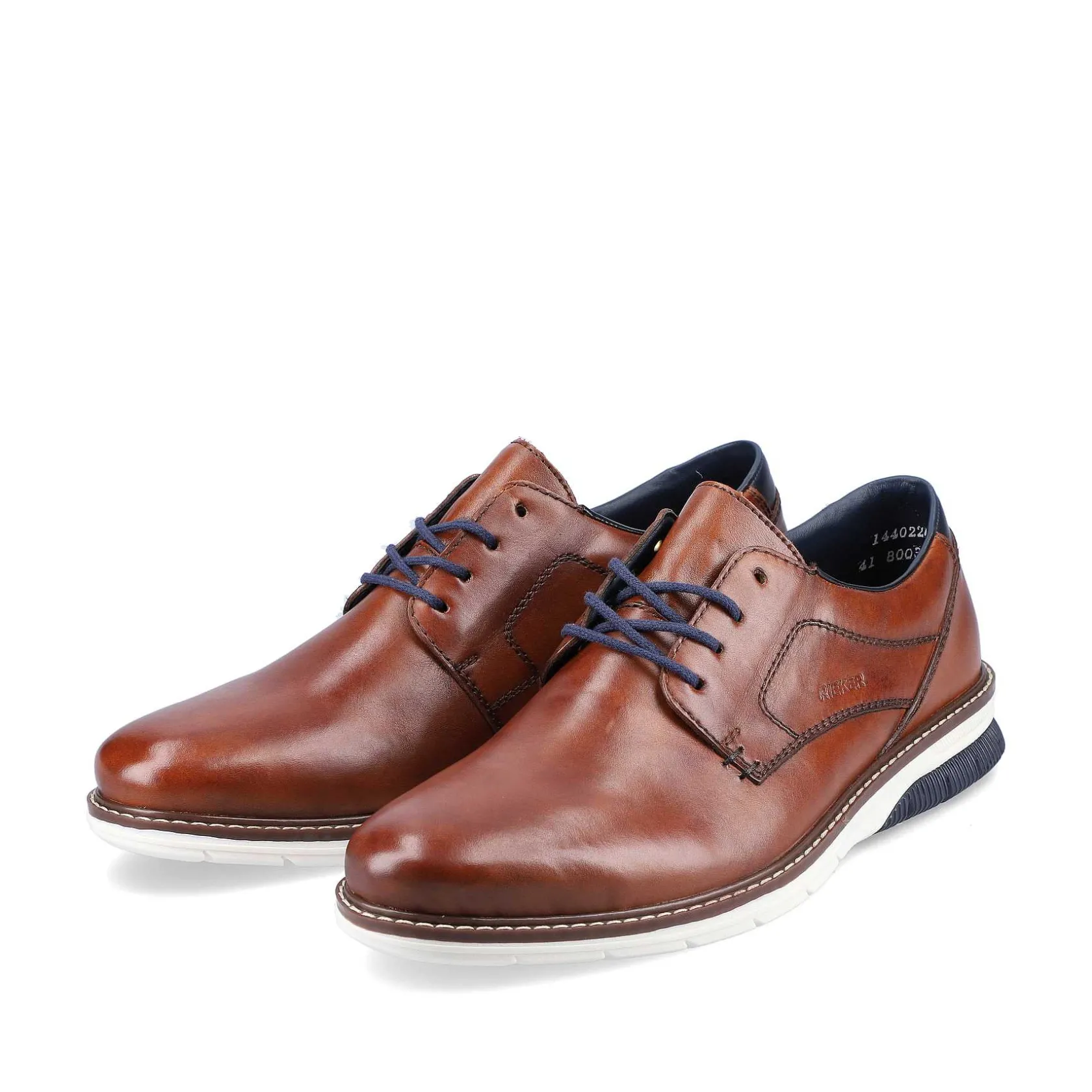 Rieker Low Shoes & Slippers-Men'S Lace-Up Shoes Chestnut Brown