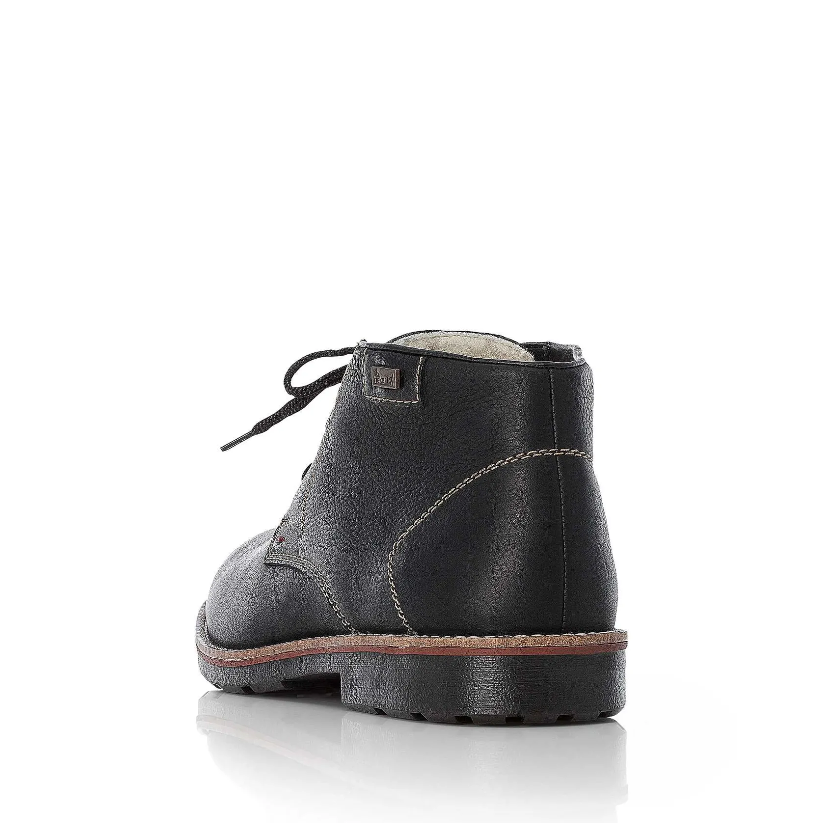 Rieker Low Shoes & Slippers-Men'S Lace-Up Shoes Graphite Black