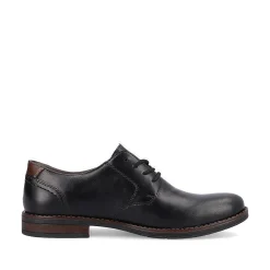 Rieker Business Shoes-Men'S Lace-Up Shoes Midnight Black