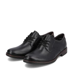 Rieker Business Shoes-Men'S Lace-Up Shoes Midnight Black