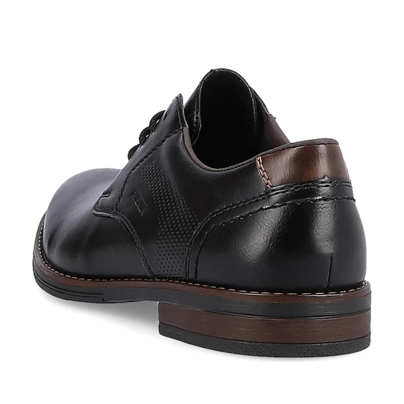 Rieker Business Shoes-Men'S Lace-Up Shoes Midnight Black