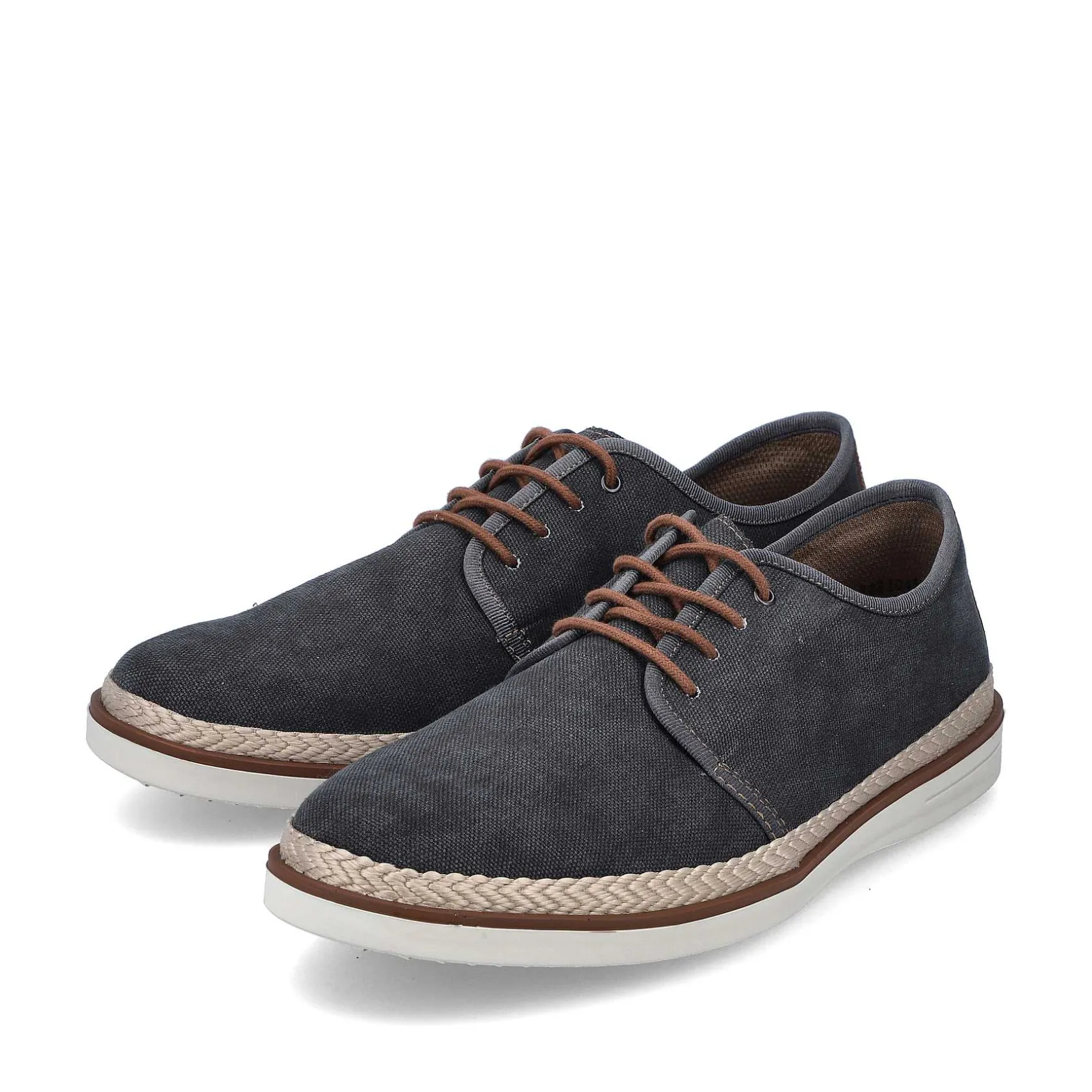 Rieker Low Shoes & Slippers-Men'S Lace-Up Shoes Dark Grey