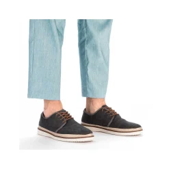 Rieker Low Shoes & Slippers-Men'S Lace-Up Shoes Dark Grey