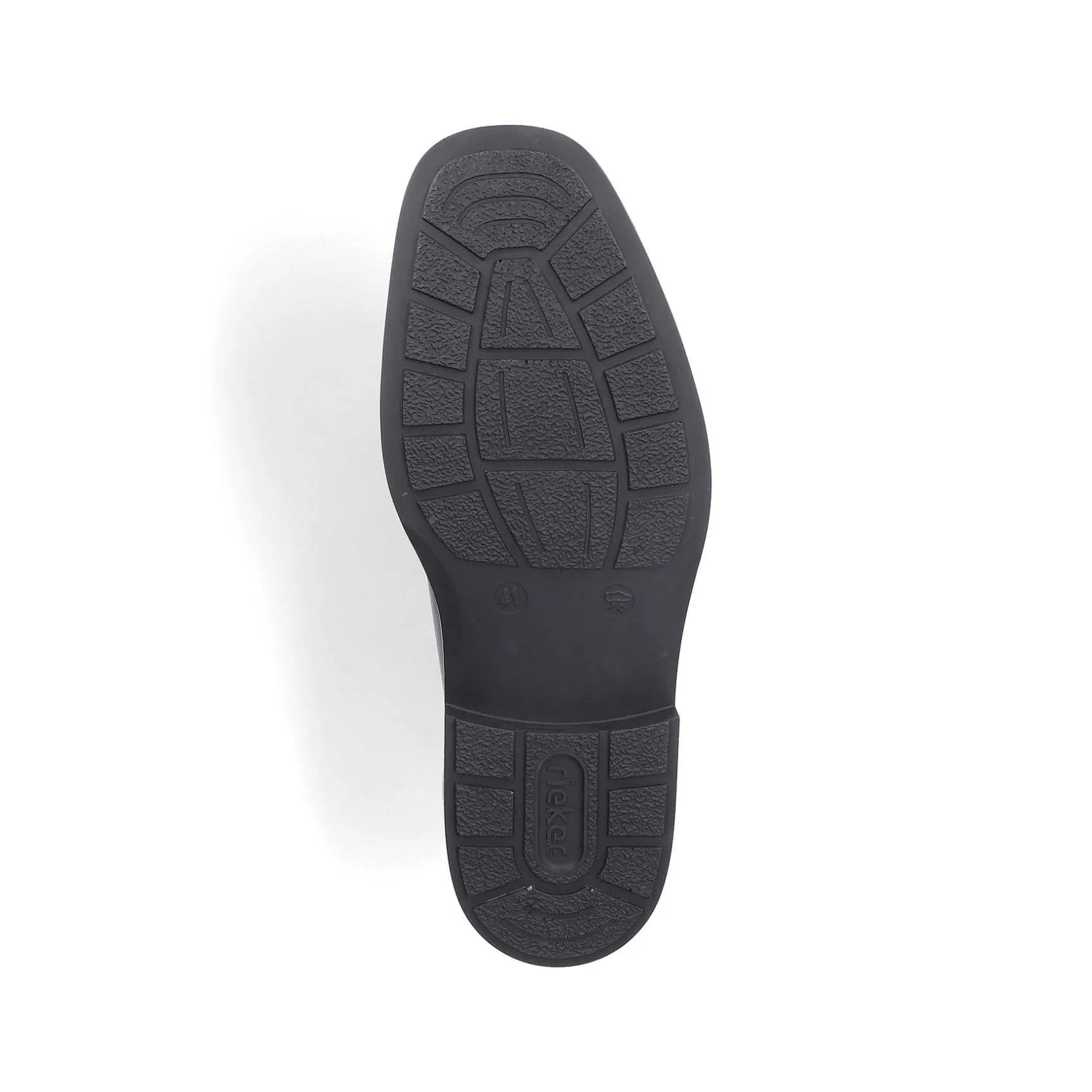 Rieker Low Shoes & Slippers-Men'S Lace-Up Shoes Glossy Black