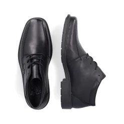 Rieker Low Shoes & Slippers-Men'S Lace-Up Shoes Glossy Black