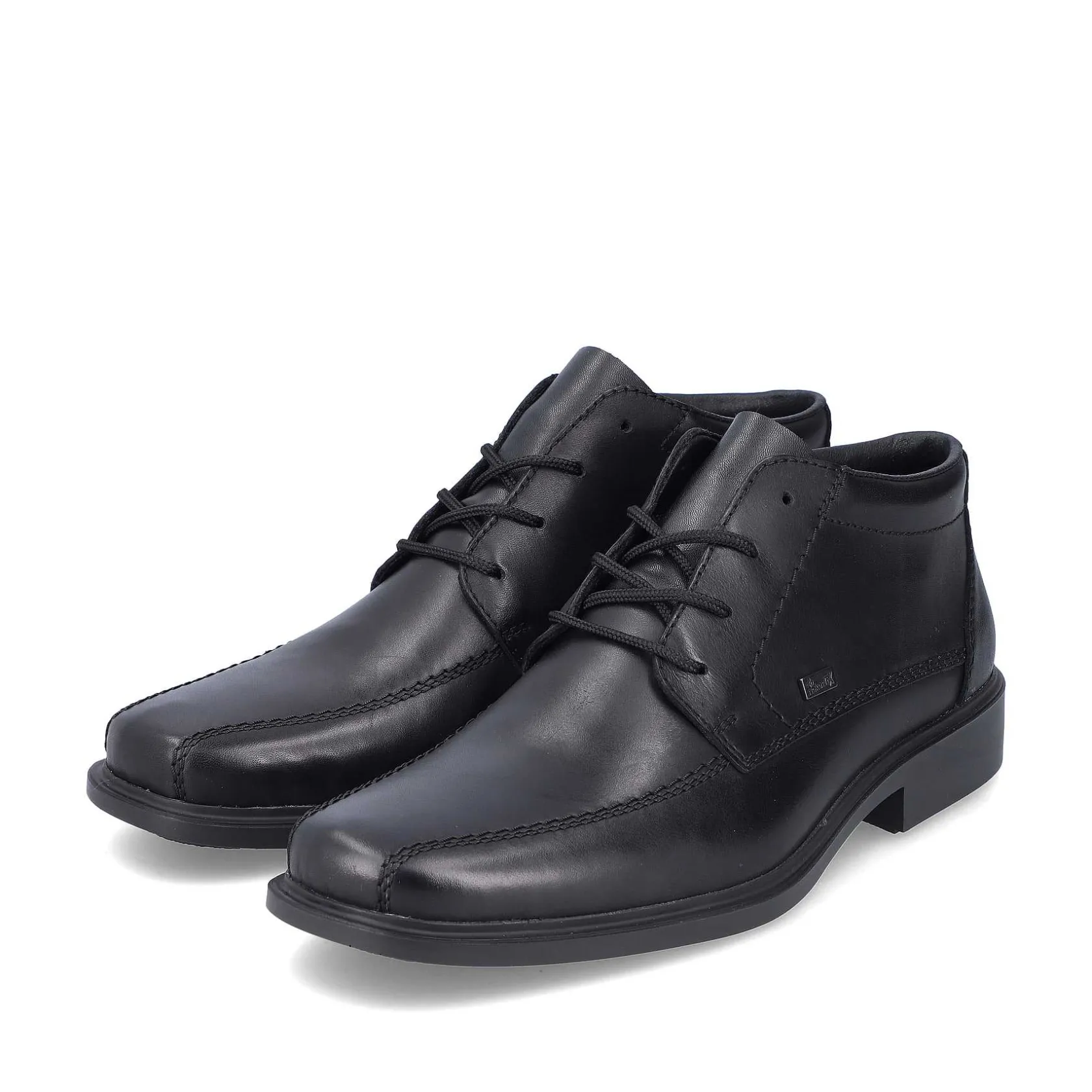Rieker Low Shoes & Slippers-Men'S Lace-Up Shoes Glossy Black