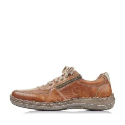 Rieker Low Shoes & Slippers-Men'S Lace-Up Shoes Caramel Brown
