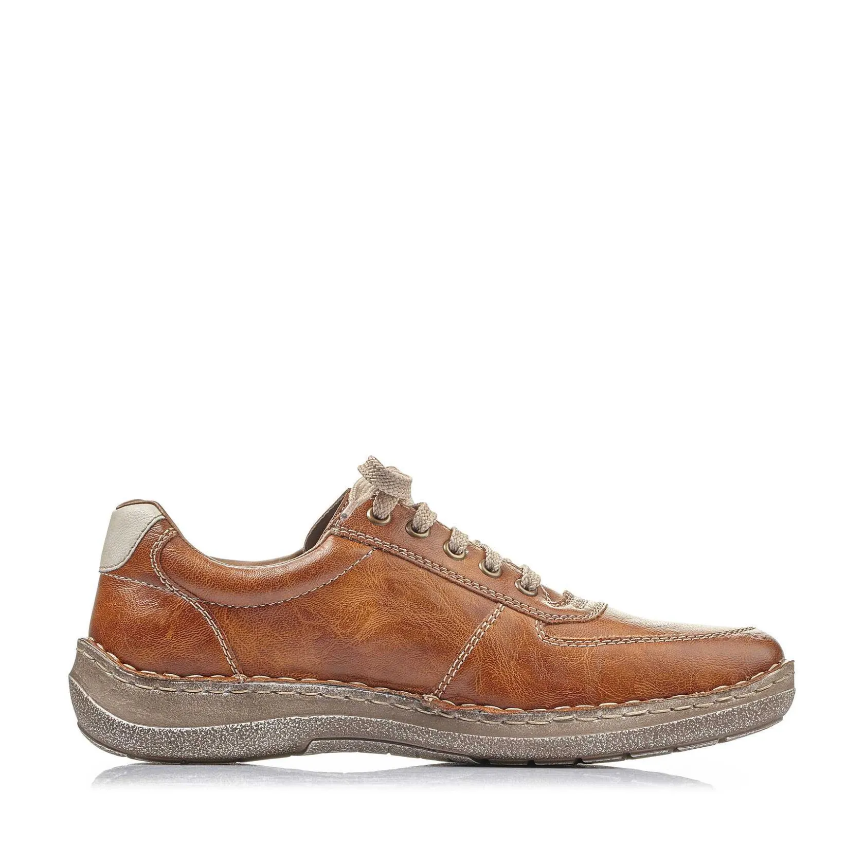 Rieker Low Shoes & Slippers-Men'S Lace-Up Shoes Caramel Brown