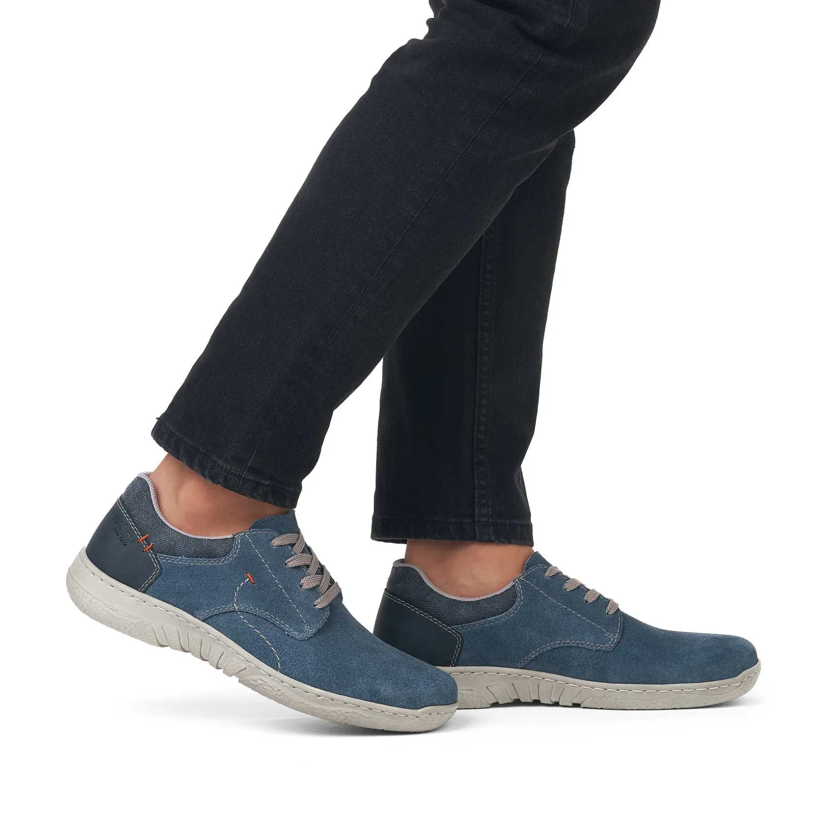 Rieker Low Shoes & Slippers-Men'S Lace-Up Shoes Sky Blue