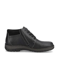 Rieker Low Shoes & Slippers-Men'S Lace-Up Shoes Graphite Black